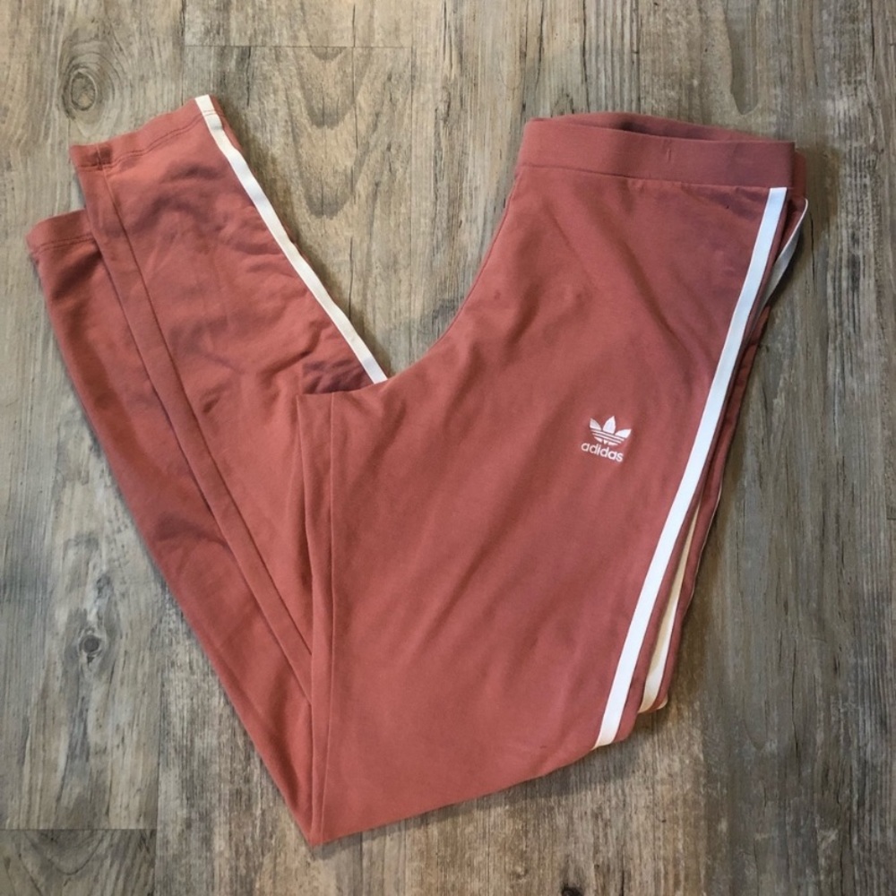 Adidas dusty pink leggings